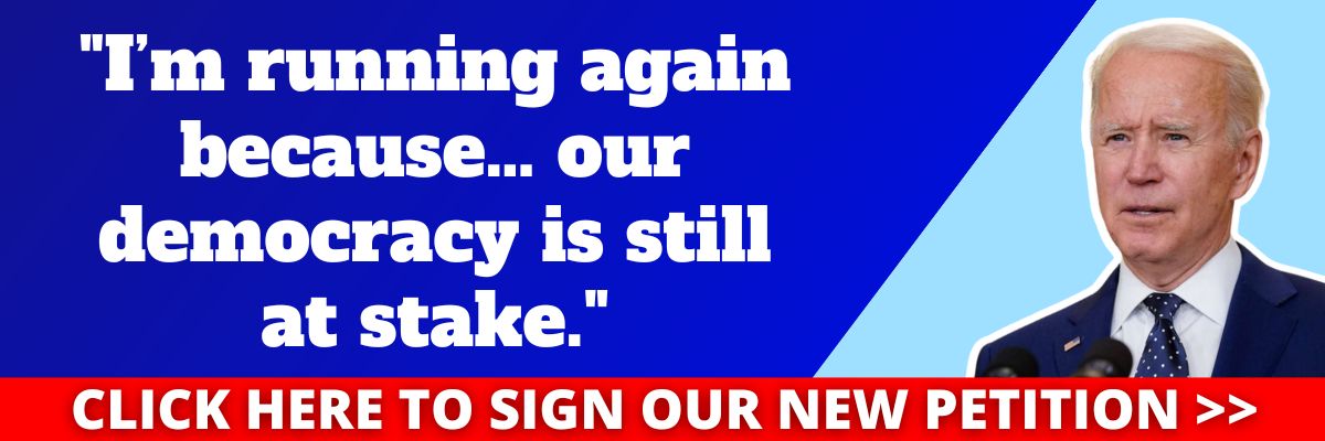 President Biden: I'm running again because...our democracy is still at stake.